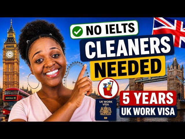 £28K UK Cleaning Jobs for Foreigners With Visa Sponsorship